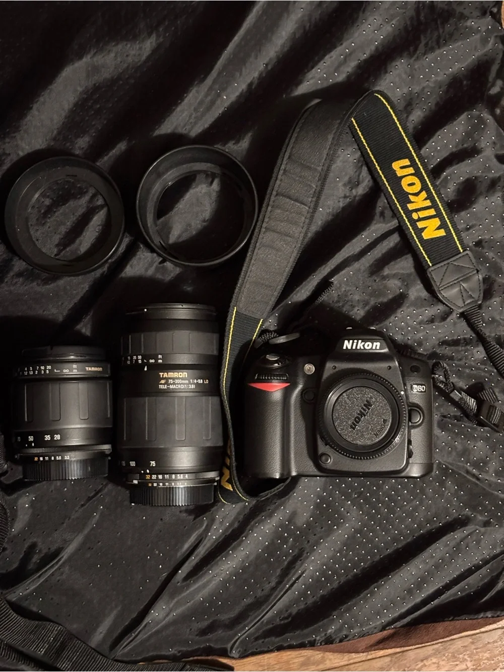 Nikon D80 Camera Bundle with Lenses and Camera Bag